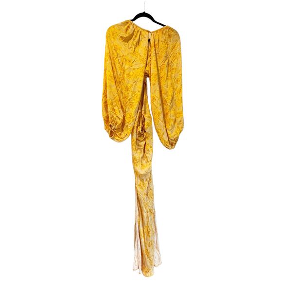 Jen's Pirate Booty Electro Floral Sonora Dress Sunshine Bell Sleeve Size XS - Picture 8 of 13